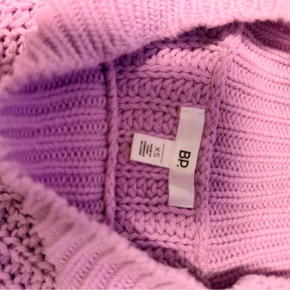 BP Lavender Cable Knit Sweater - Picture 7 of 7